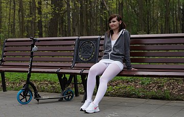 pics 2 of Ass in White Pantyhose