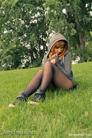 pics 2 of Teenager in Seamless Pantyhose