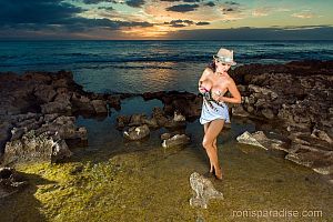 pics 6 of Stunning Sunset on a Sea Rocky Shore