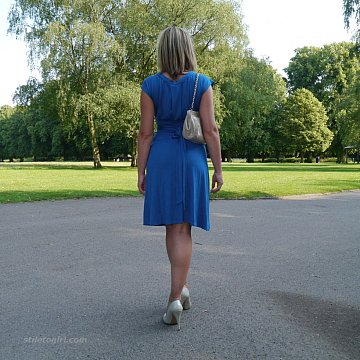 pics 4 of Blonde Girl Lifts up Her Skirt Showing Off