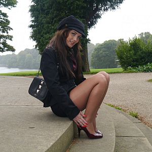 pics 11 of Girl in Showing Off Her Sexy Legs in Barely