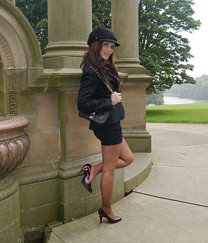 pics 2 of Girl in Showing Off Her Sexy Legs in Barely