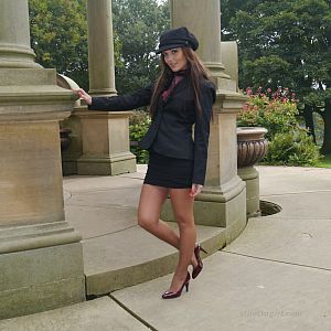 pics 4 of Girl in Showing Off Her Sexy Legs in Barely