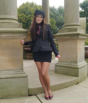 pics 5 of Girl in Showing Off Her Sexy Legs in Barely